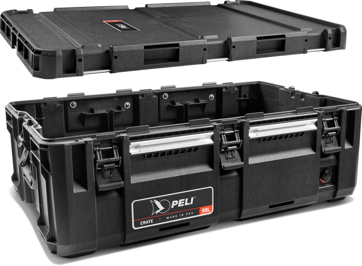 Peli CR90 – PELI Crate 90L Black FloatingLid high