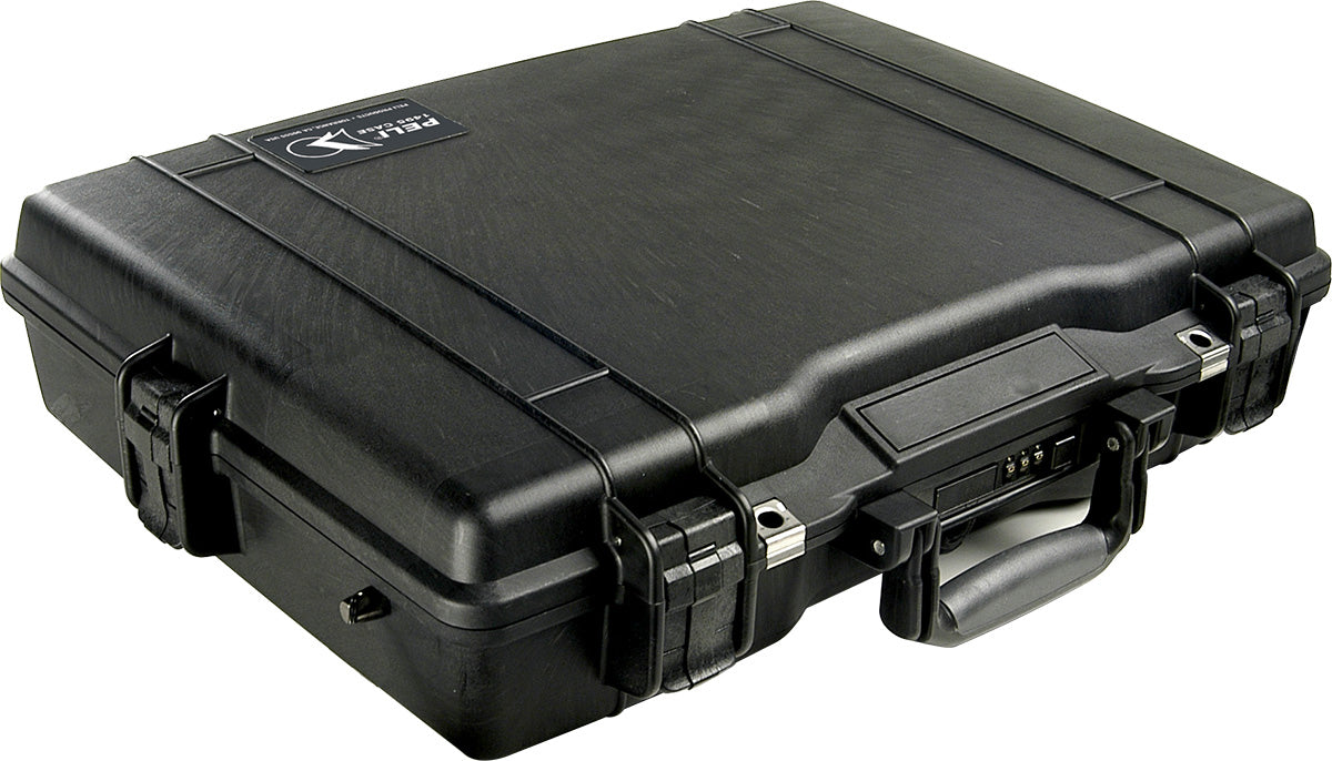 peli watertight hard briefcase laptop case